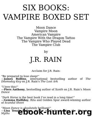 6-Book Vampire Boxed Set (Vampire for HireSpinoza) by Unknown