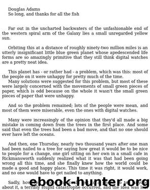 6. So Long, and Thanks For All the Fish by Douglas Adams
