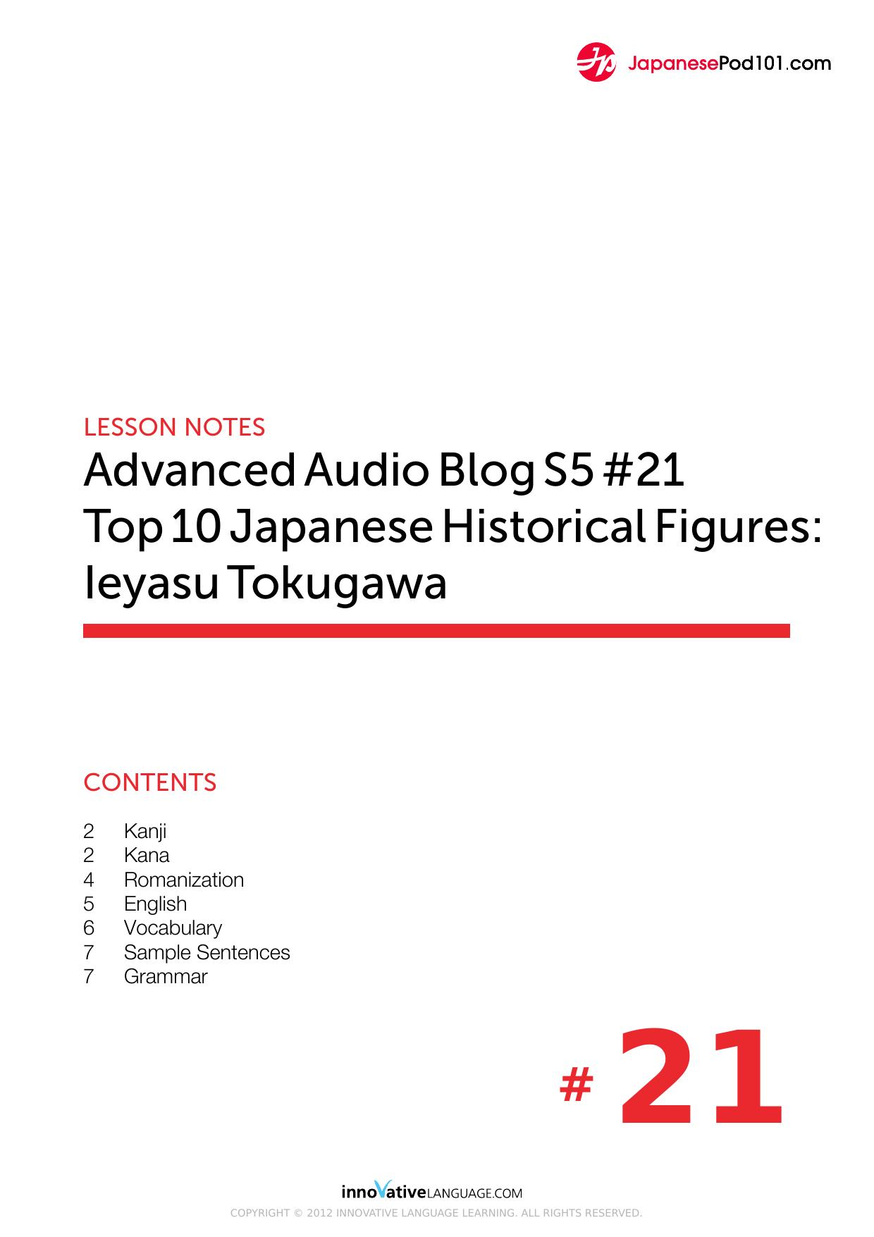 6. Top 10 Japanese Historical Figures Ieyasu Tokugawa by Lesson Notes