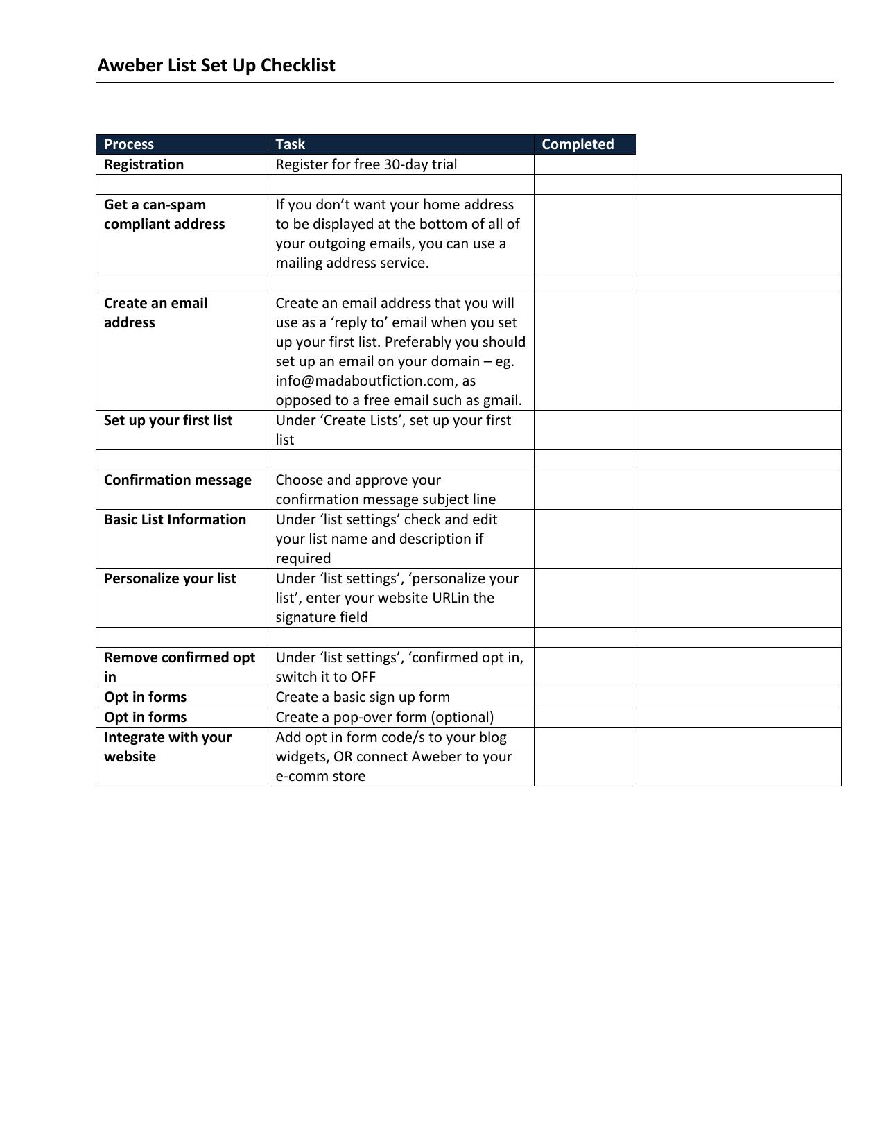 6.1 Autoresponder set up checklist.pdf by Steve Doolley