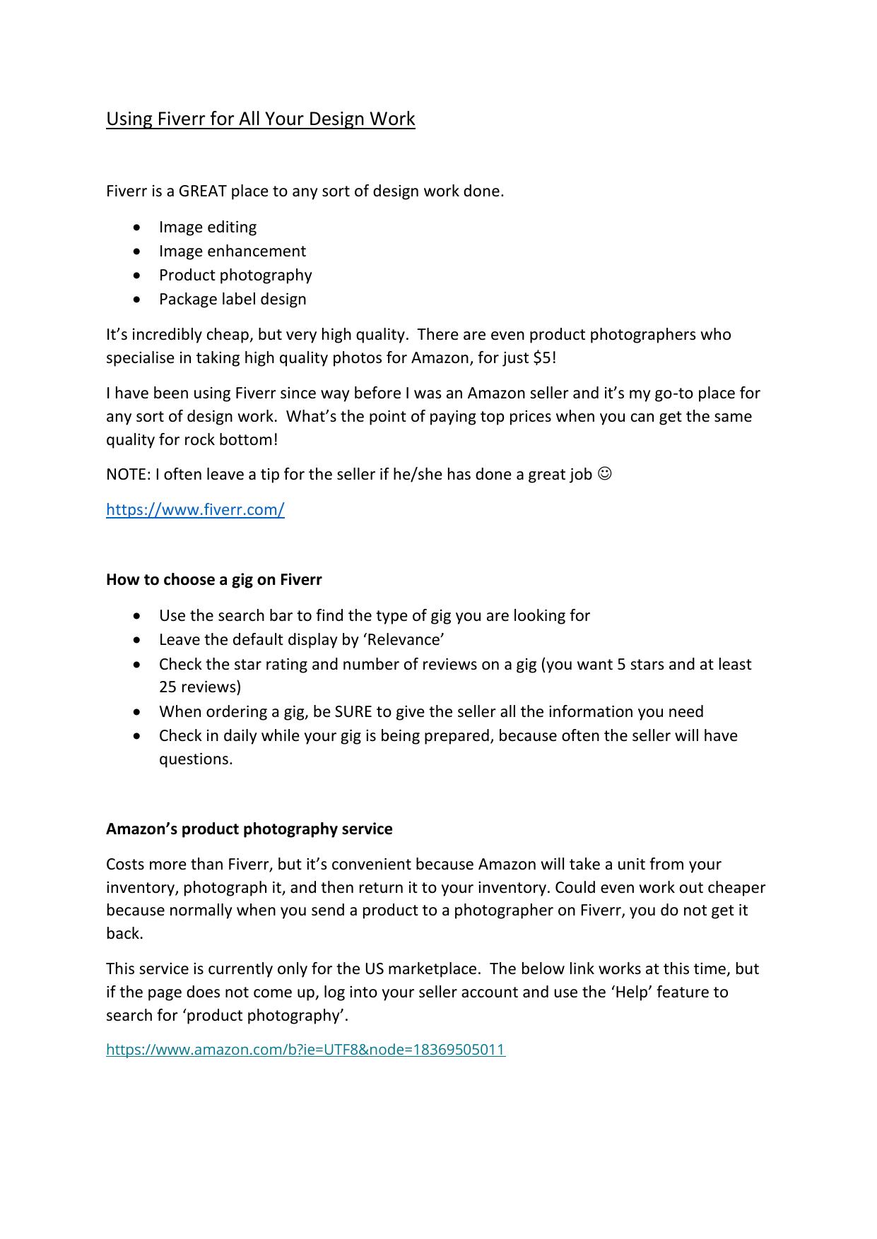 6.1 Using Fiverr for All Your Design Work Updated.pdf by Julie Wilson