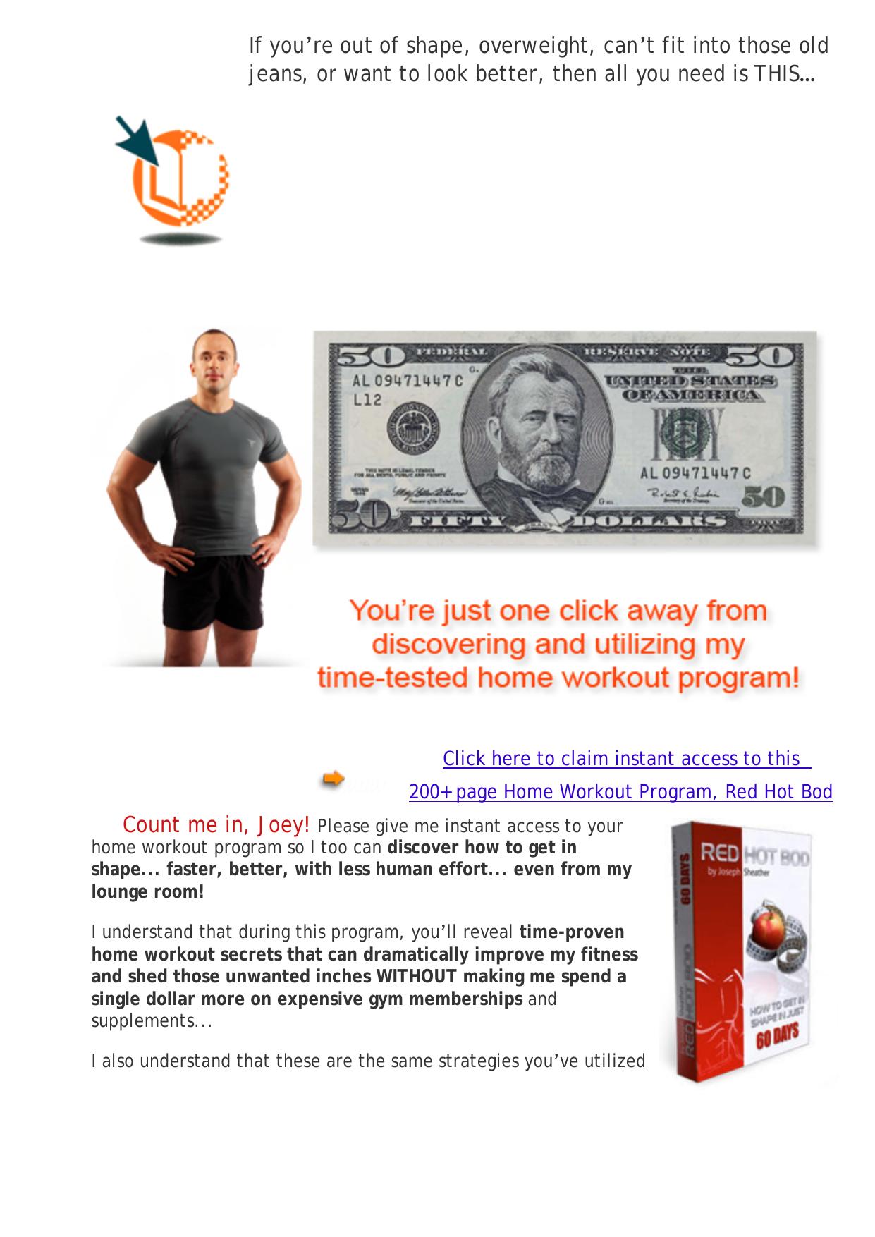 60 Day Home Workout Program. by Best of Kuszter's Collection