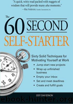 60 Second Self-Starter by Jeff Davidson;