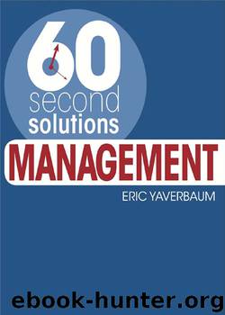 60 Second Solutions by Eric Yaverbaum