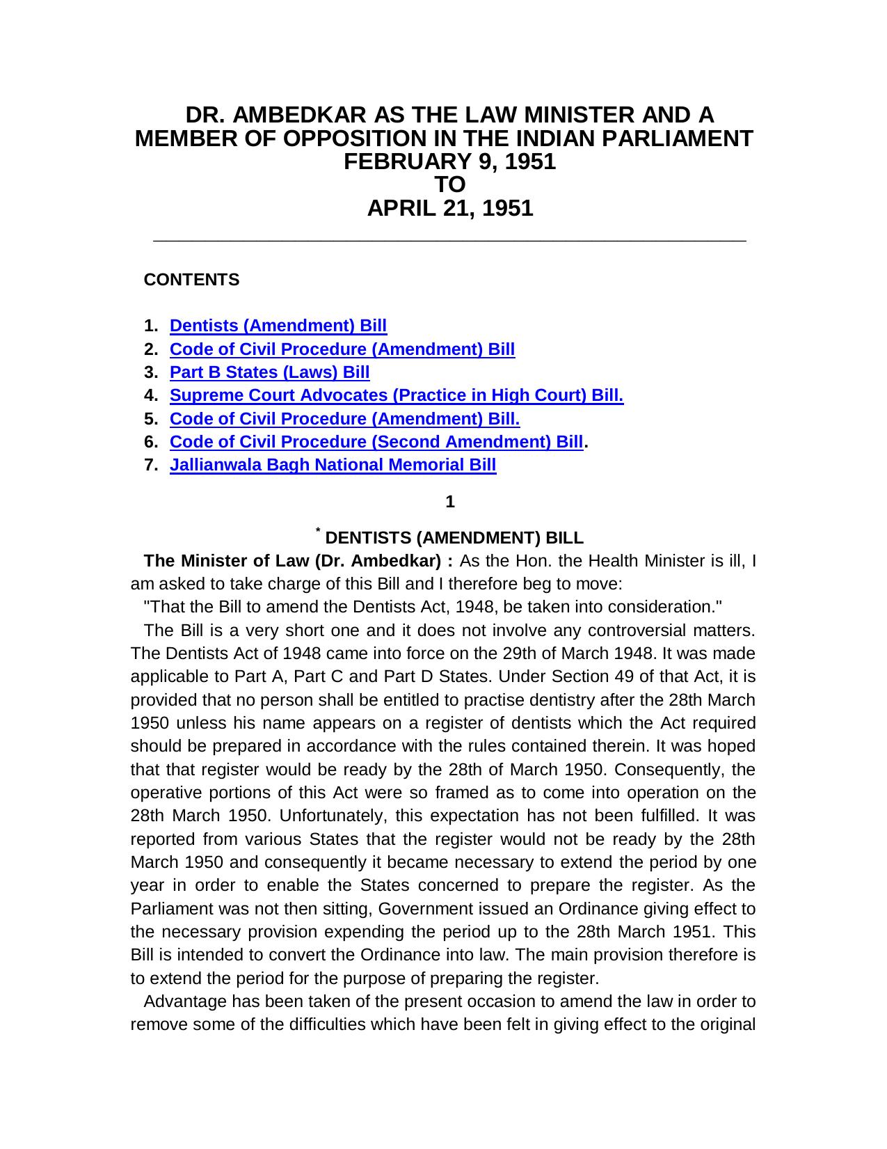 65D1.Dr. Ambedkar As The Law Minister 9.2.1951 to 21.4.1951 by ajay singh