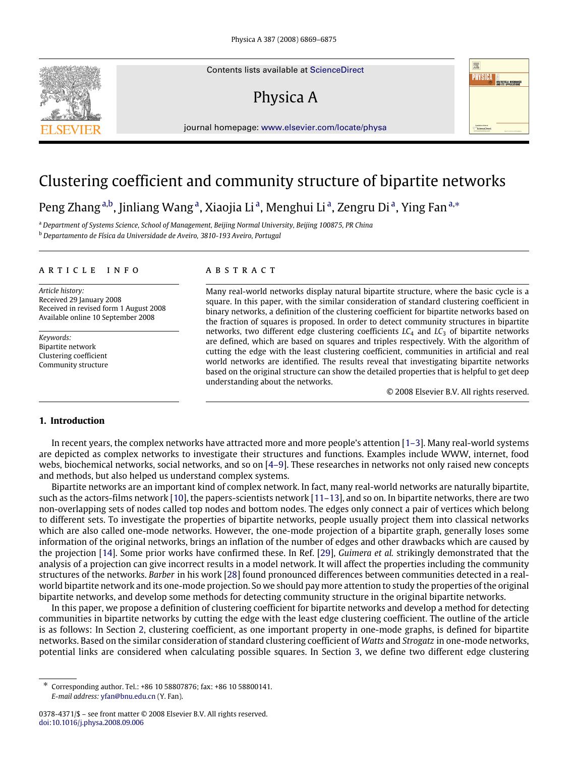 6869-6875 by P. Zhang J. Wang X. Li M. Li Z. Di Y. Fan