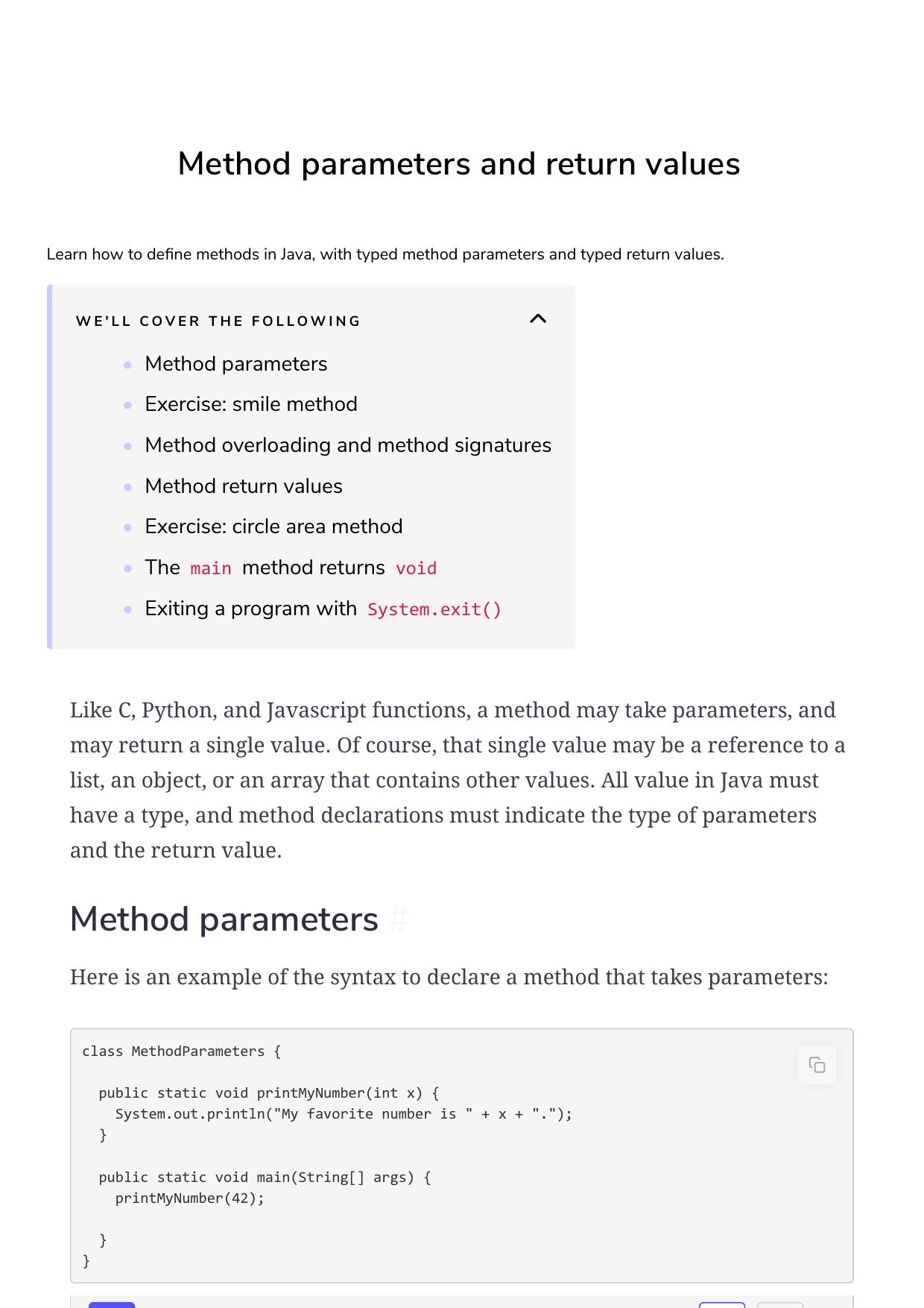 7 Method parameters and return values by Unknown