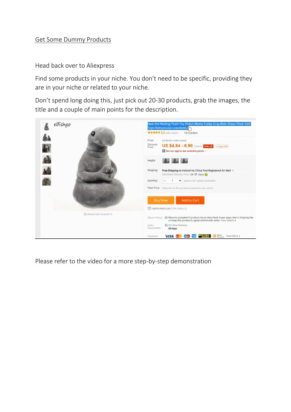 8.1 Get Some Dummy Products.pdf by Julie Wilson