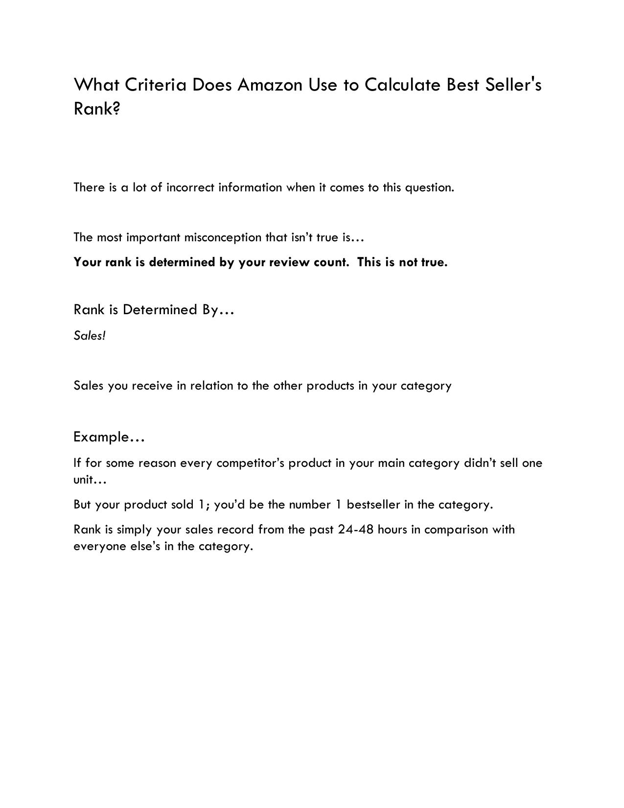 8.1 What Criteria Does Amazon Use to Calculate Best Seller PDF copy.pdf by Unknown