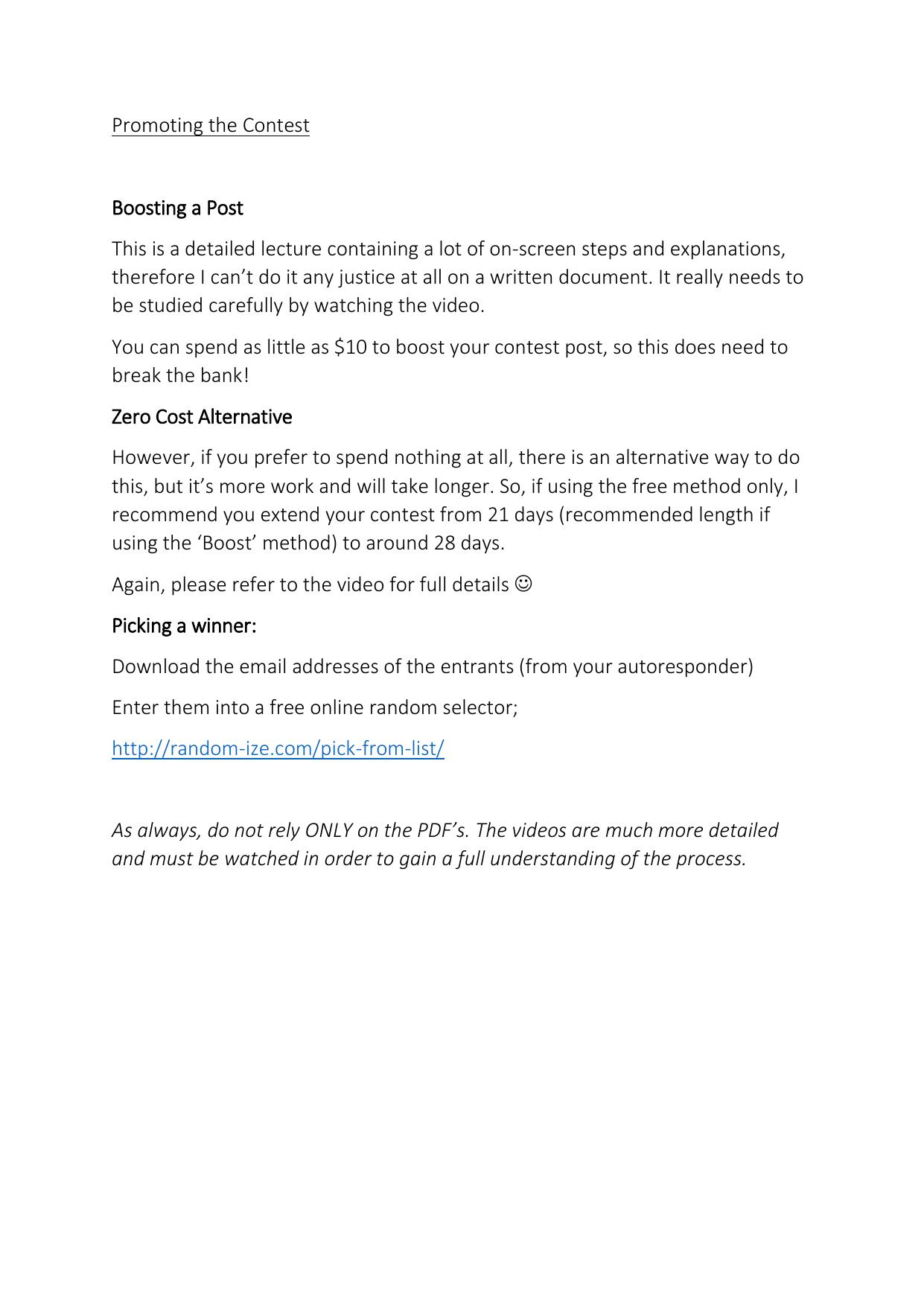 8.2 Promoting the Contest.pdf by Julie Wilson