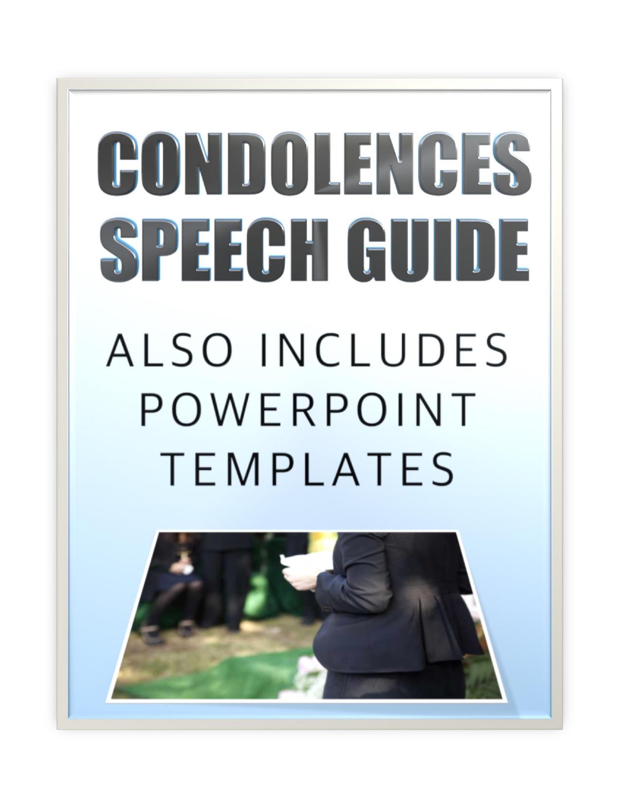 8.5 Condolences or Eulogy Speech Guide.pdf by Chris Haroun