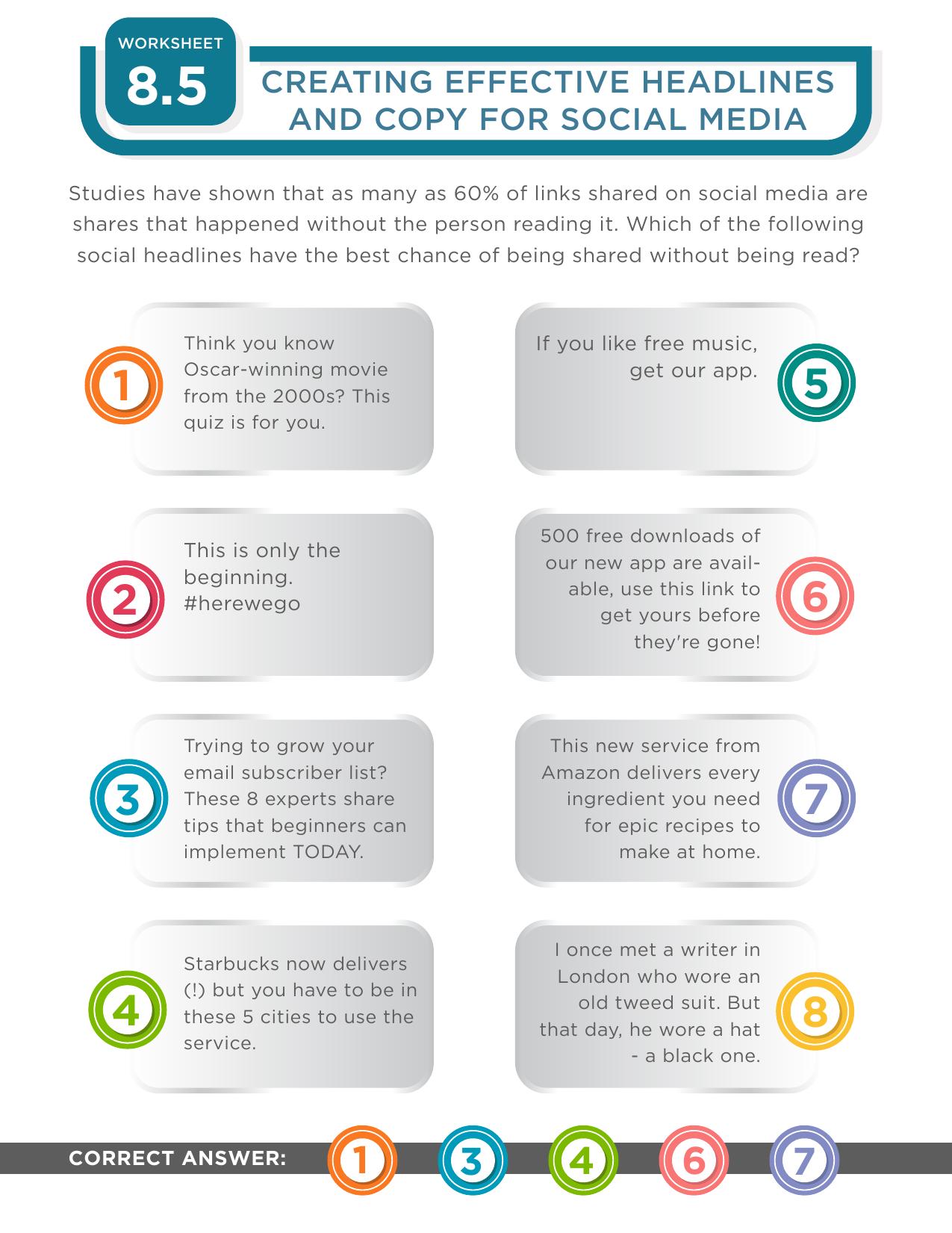 8.5 Worksheet - Creating Effective Headlines and Copy for Social Media by Creating Effective Headlines & Copy for Social Media.pdf