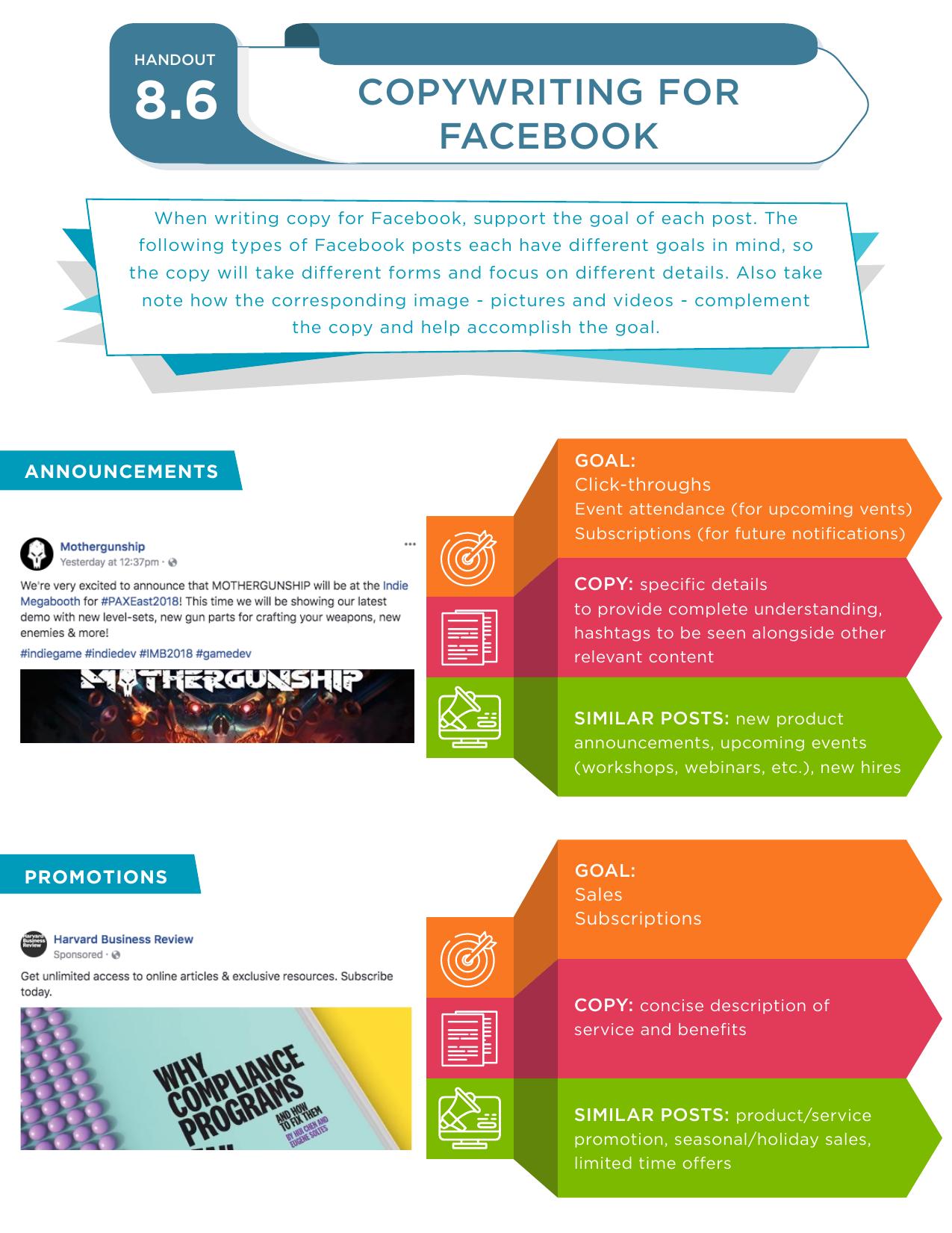8.6 Handout - Copywriting for Facebook by Copywriting for Facebook.pdf