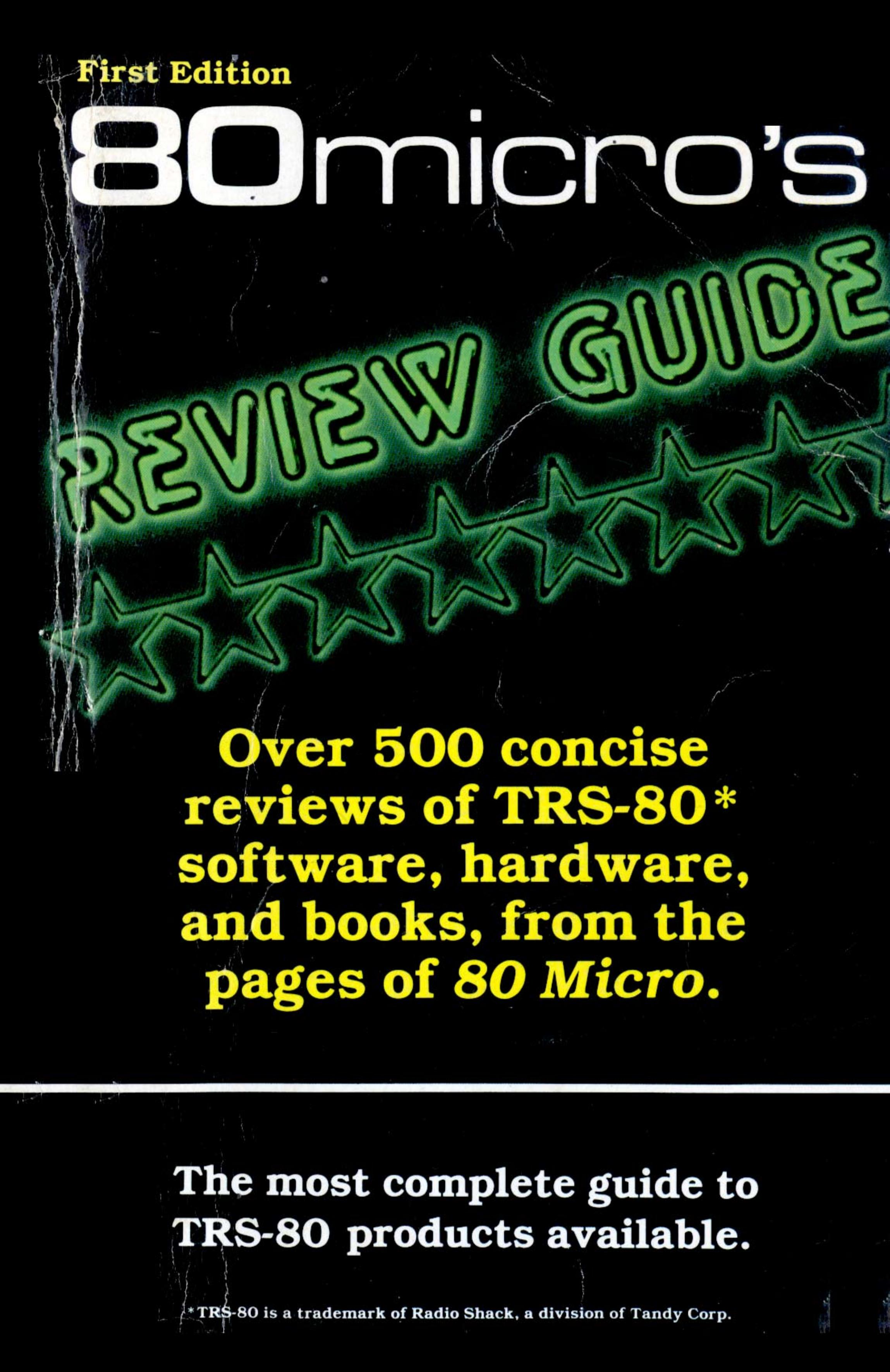 80 Micro's Review Guide 1st Ed (1983)(Wayne Green Inc)(pdf) by Scanned: Ira Goldklang