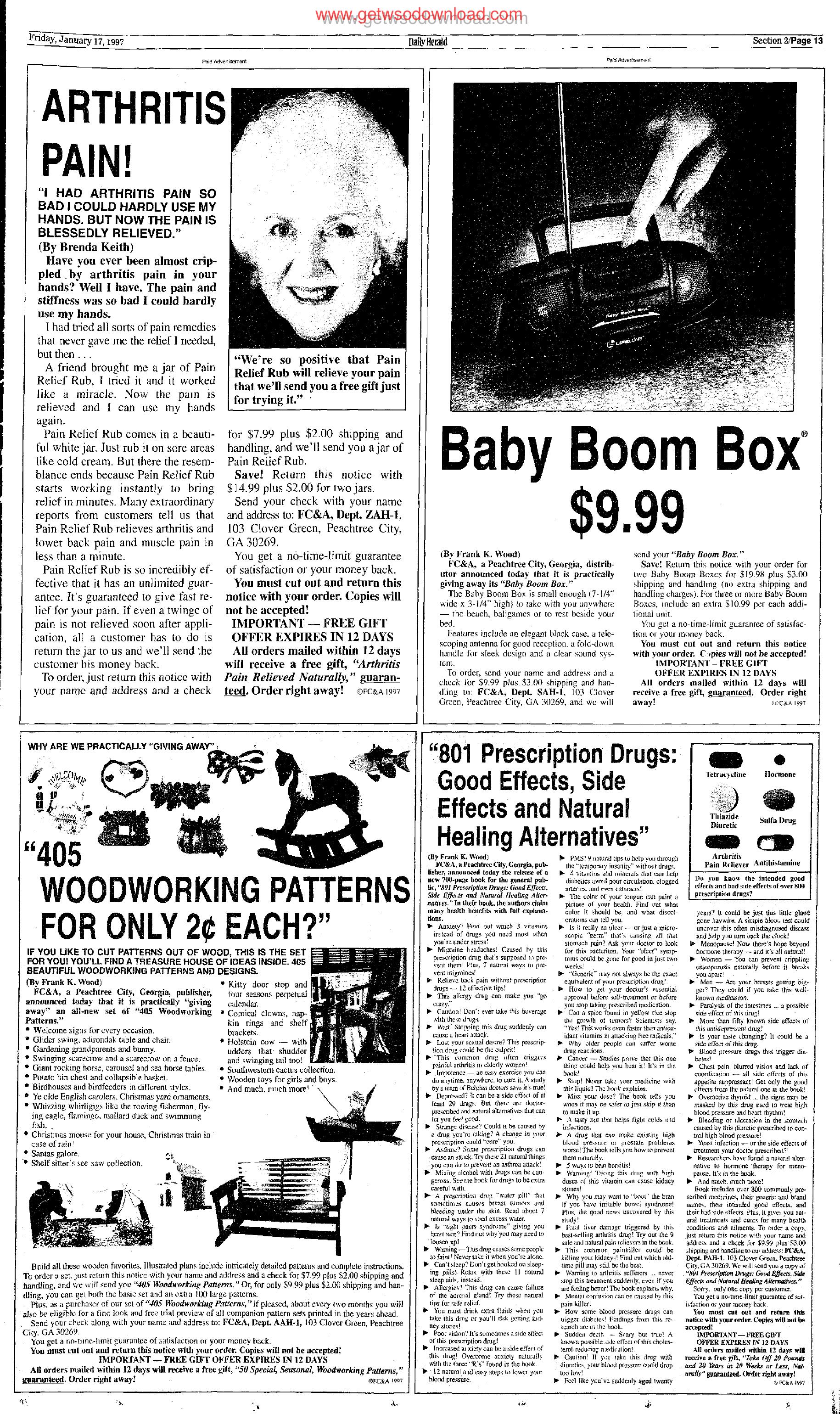 801 Prescription Drugs by Copyright 2007 Heritage Microfilm Inc. and Newspaperarchive.com