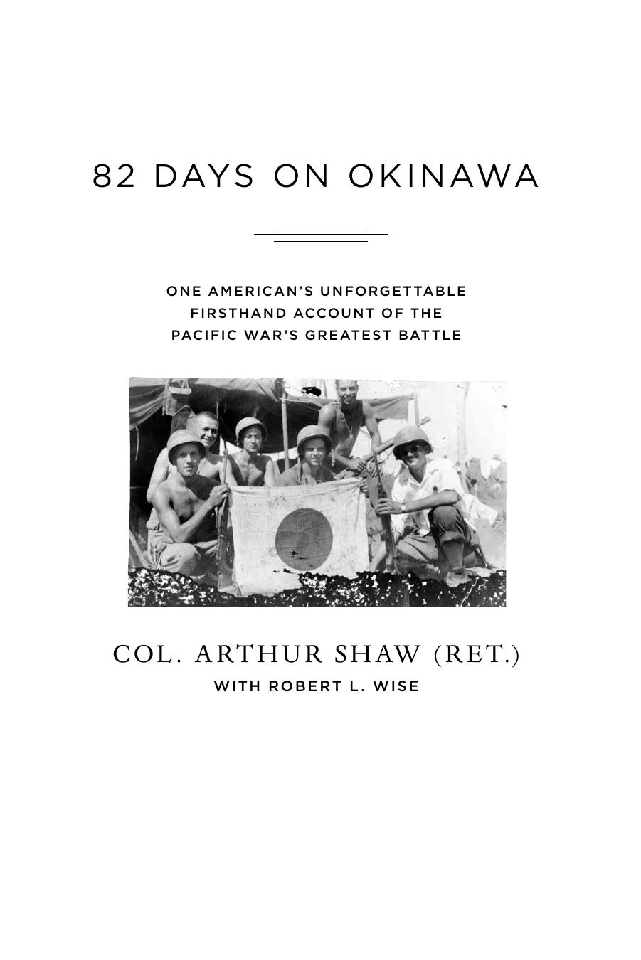 82 Days on Okinawa by Art Shaw