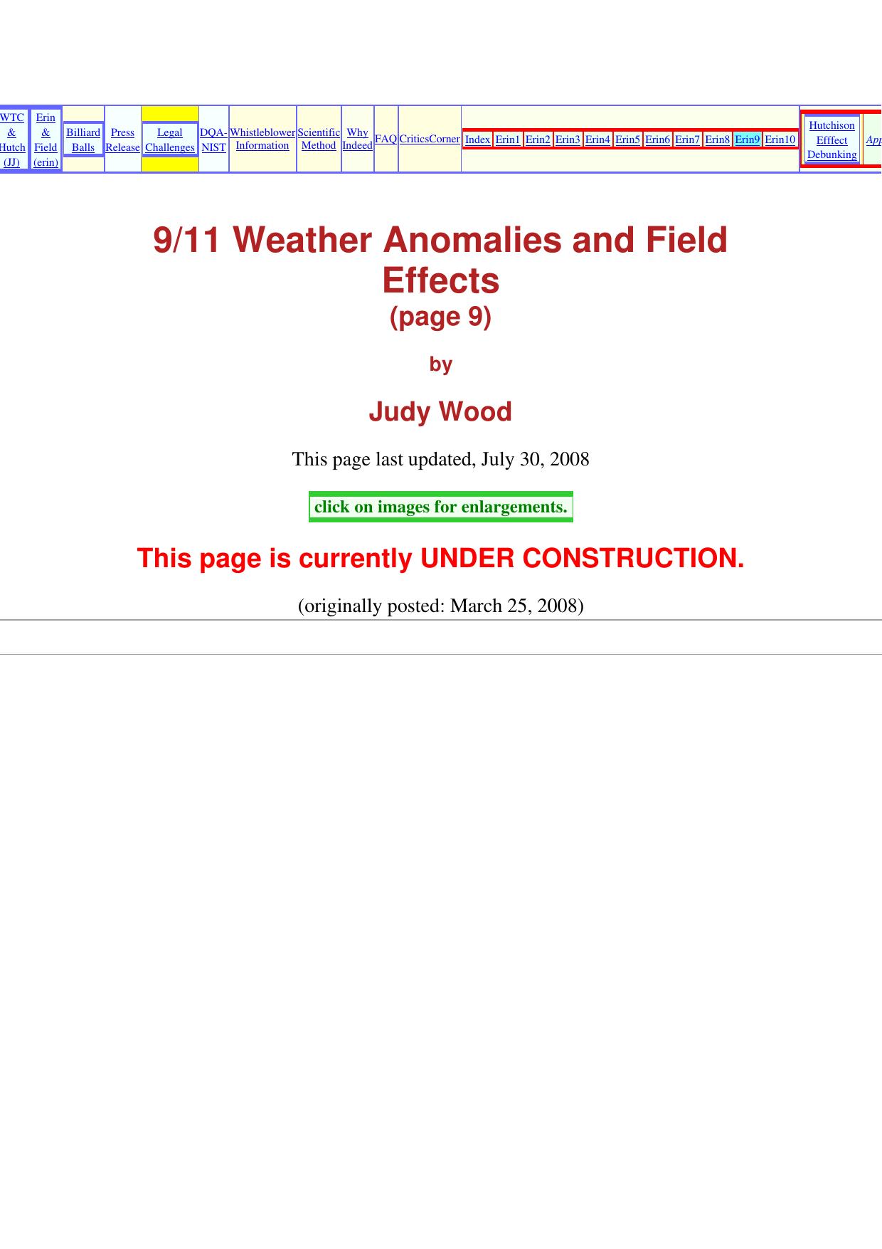 9-11 Weather Anomalies and Field Effects 3 by Unknown