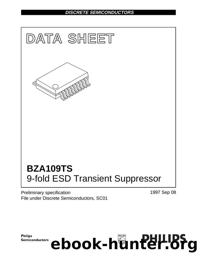 9-fold ESD Transient Suppressor by Philips Semiconductors