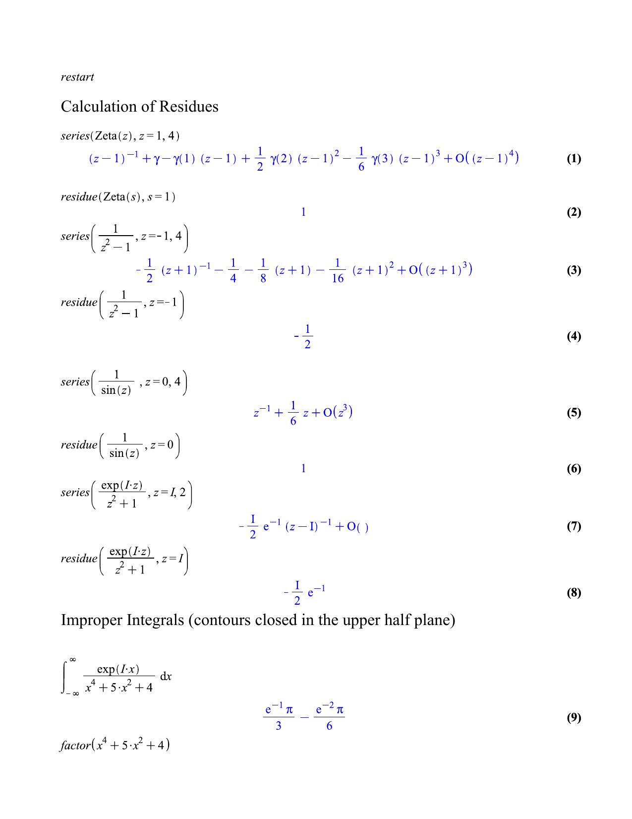 9.2 Integration by Unknown