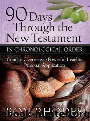 90 Days Through the New Testament in Chronological Order by Ron Rhodes