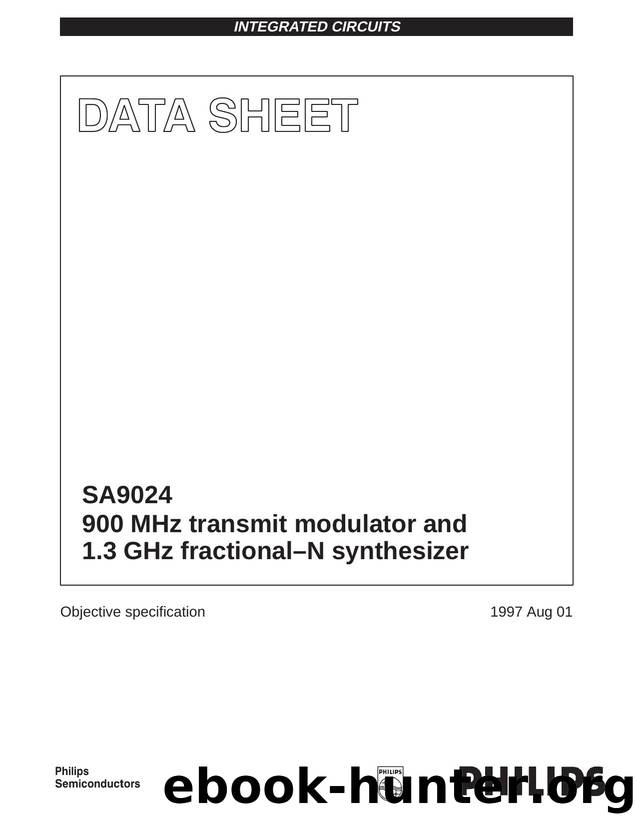 900 MHz transmit modulator and 1.3 GHz fractional-N synthesizer by Philips Semiconductors