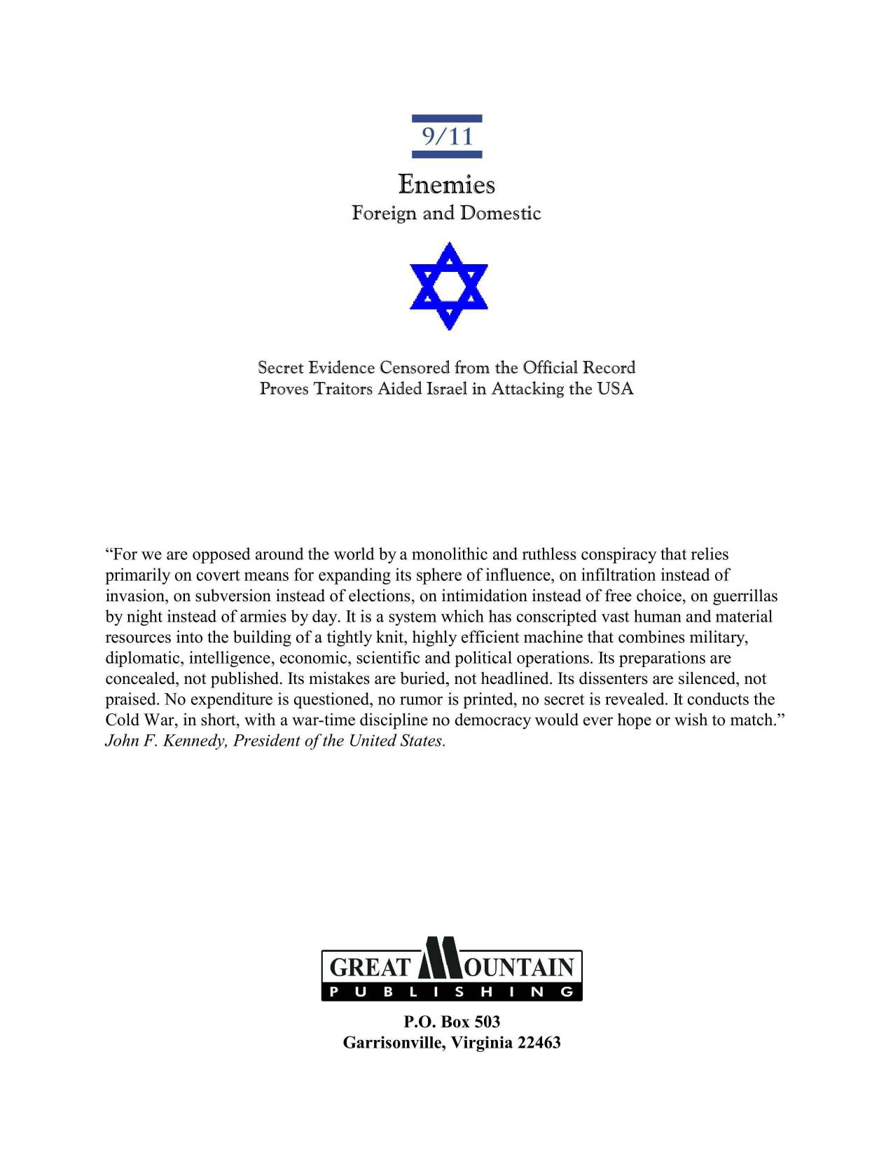 9111 Enemies Foreign and Domestic by Edward Hendrie