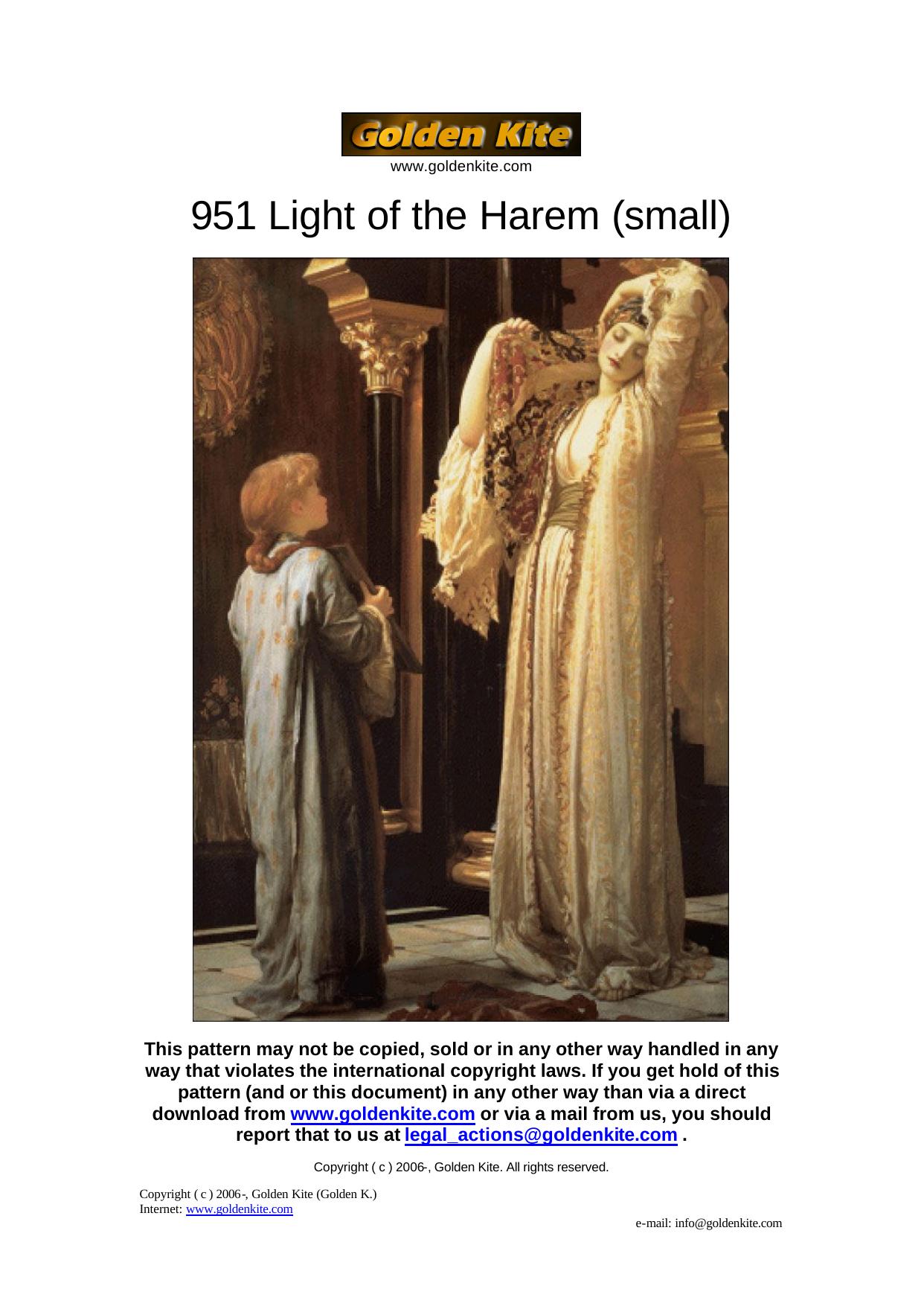 951 Light of the Harem (small) by Unknown