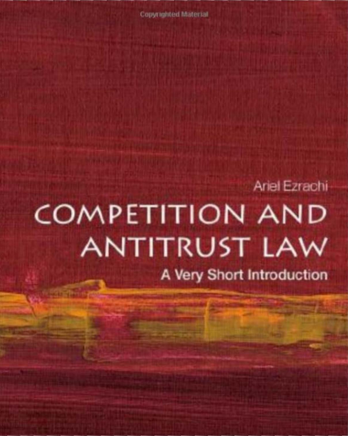 9780198860303.Oxford UP.Competition and Antitrust Law A Very Short Introduction.Jul.2021 by Unknown