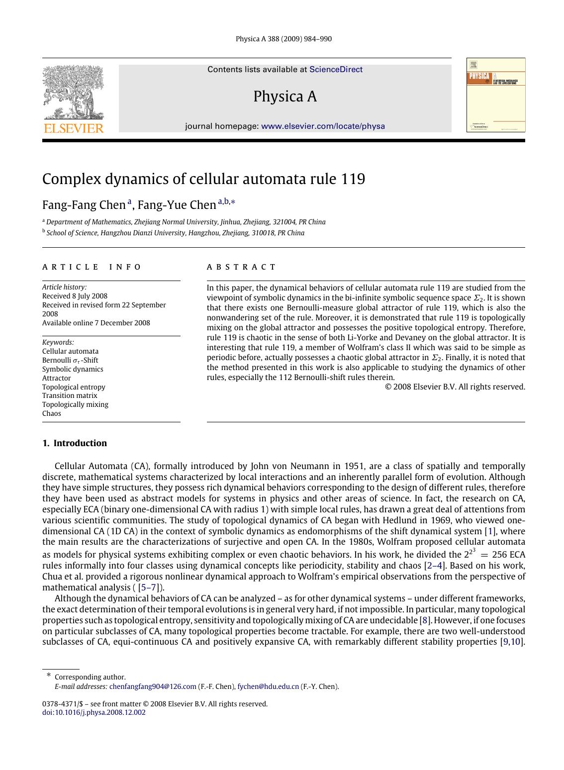 984-990 by F.-F. Chen; F.-Y. Chen