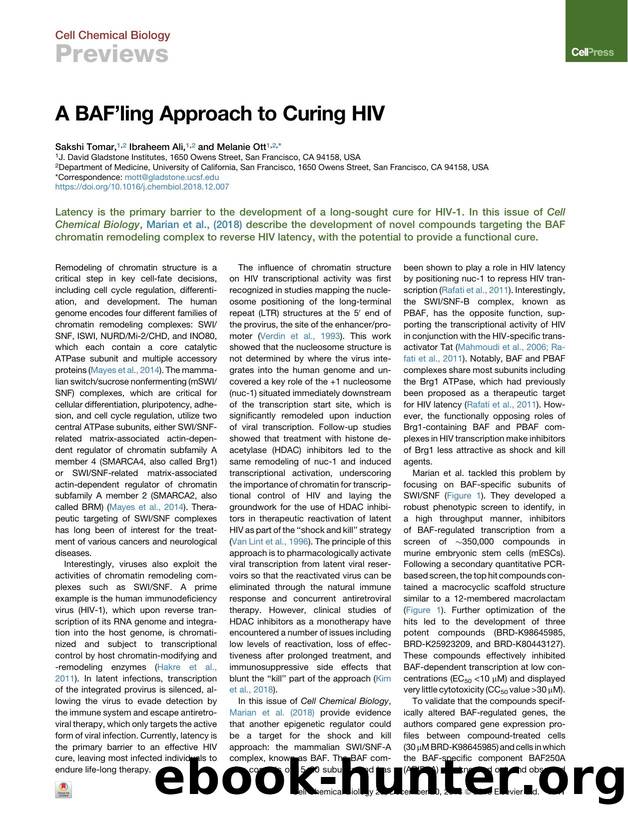 A BAF'ling Approach to Curing HIV by Sakshi Tomar & Ibraheem Ali & Melanie Ott