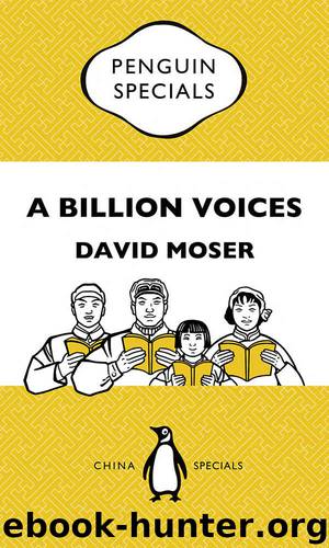 A Billion Voices: China's Search for a Common Language: Penguin Special China by Moser David