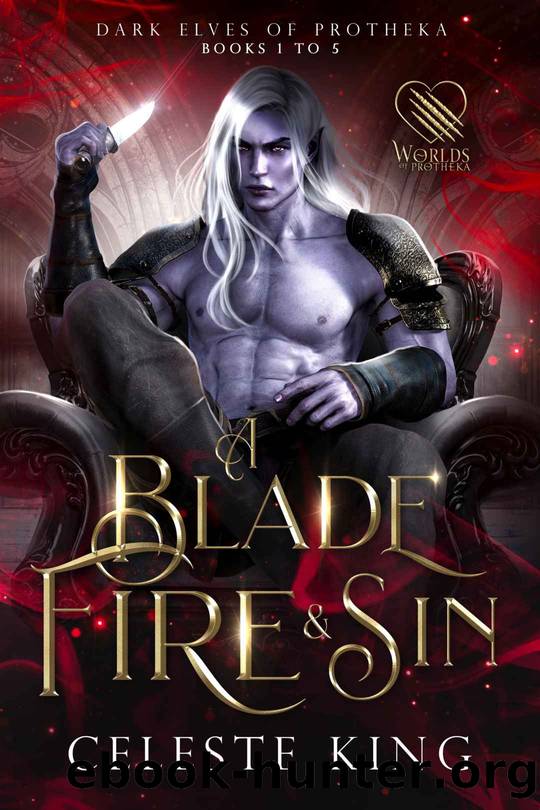 A Blade of Fire and Sin: Dark Elves of Protheka Books 1 to 5 Dark Fantasy Box Set by Celeste King