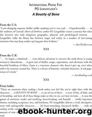 A Bounty of Bone by PG Lengsfelder