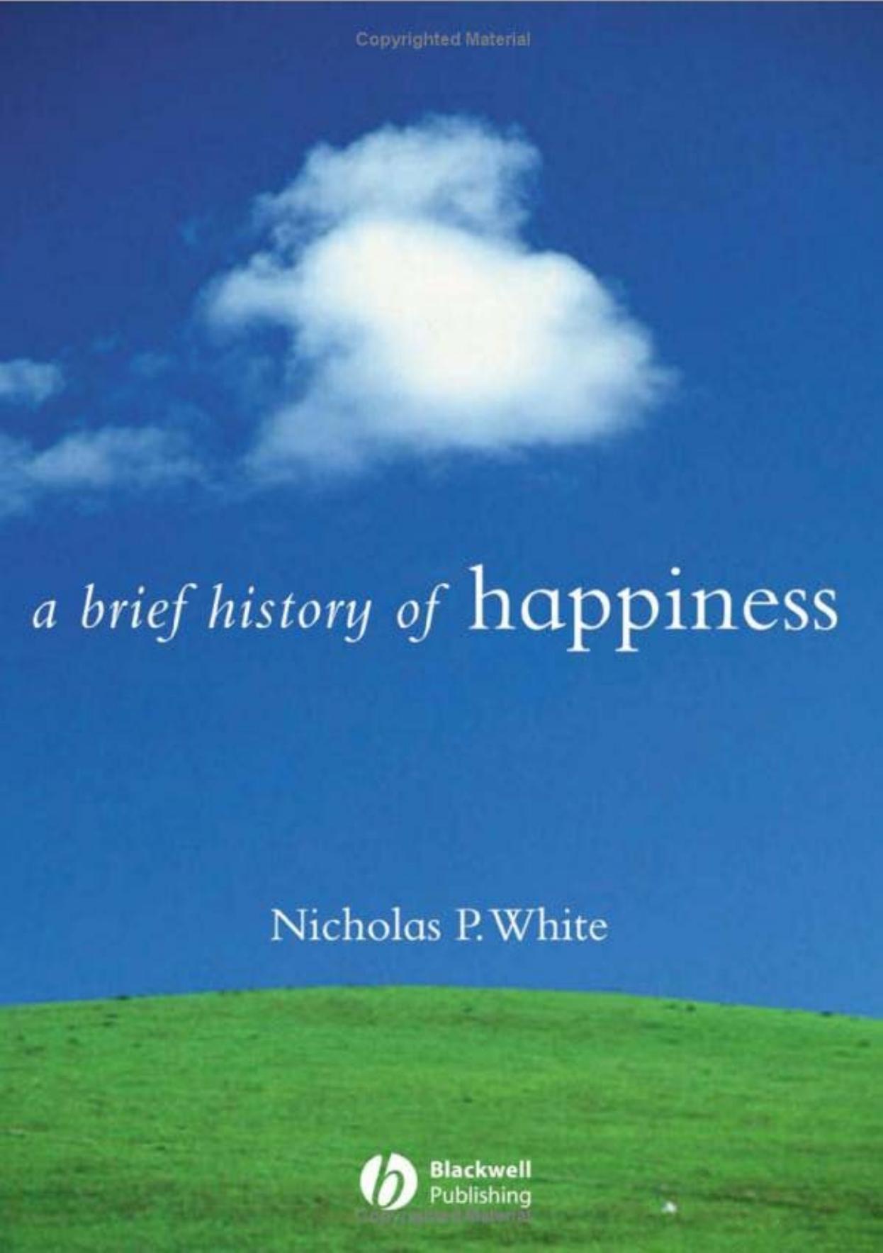 A Brief History Of Happiness by Unknown