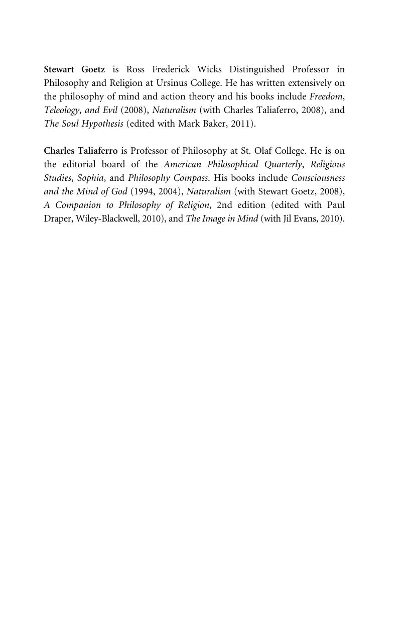 A Brief History of the Soul by Stewart Goetz Charles Taliaferro(auth.)