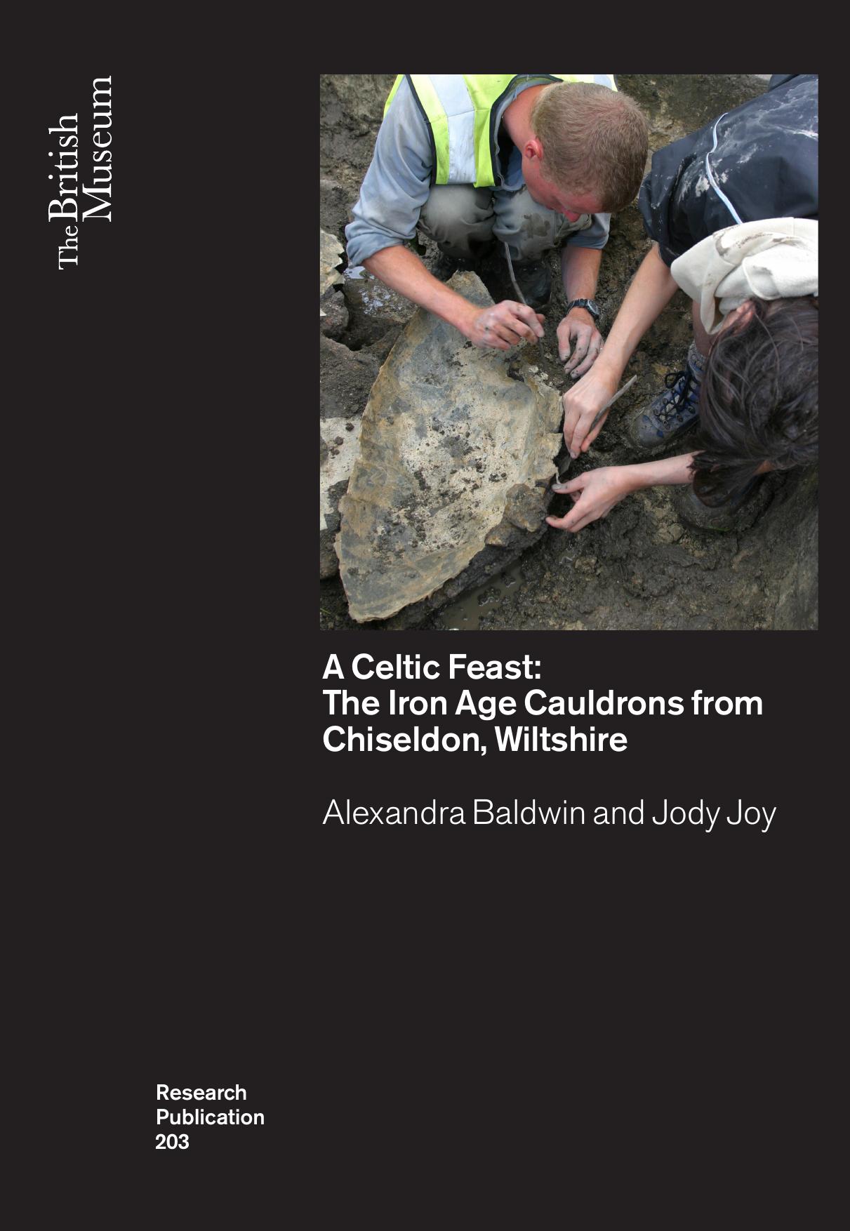 A Celtic Feast: The Iron Age Cauldrons from Chiseldon, Wiltshire by Alexandra Baldwin Jody Joy