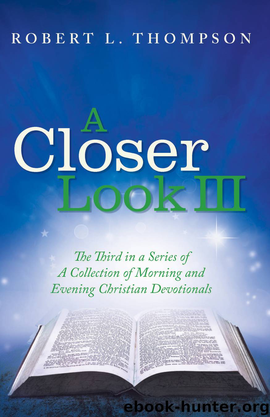 A Closer Look Iii by robert l. thompson