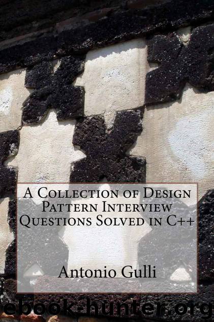 A Collection of Design Pattern Interview Questions Solved in C++ by Antonio Gulli