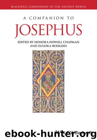 A Companion to Josephus by Chapman Honora Howell; Rodgers Zuleika; & Zuleika Rodgers