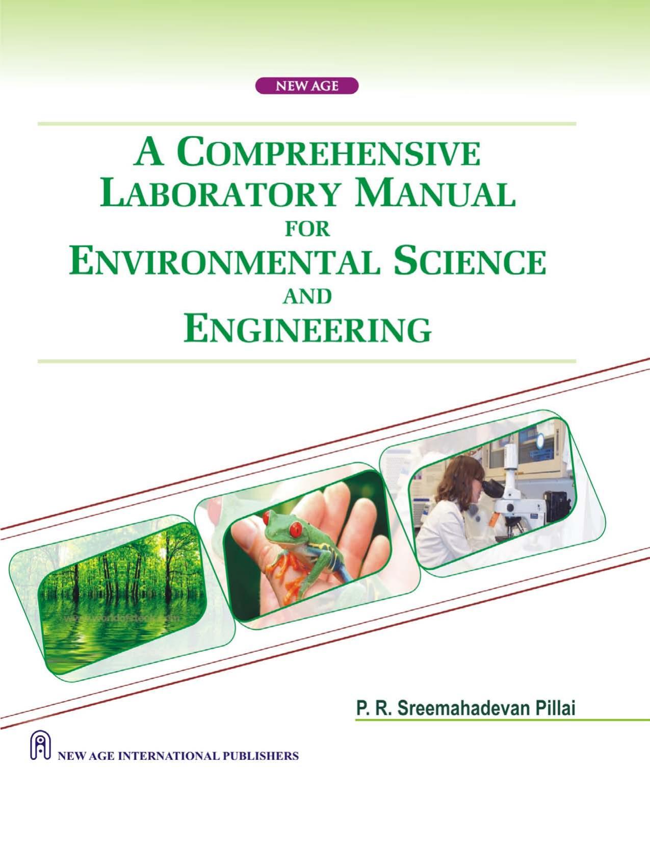 A Comprehensive Laboratory Manual for Environmental Science and Engineering by P. R. Sreemahadevan Pillai