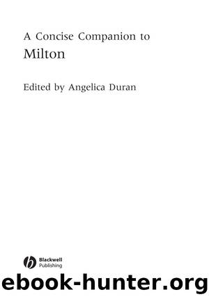 A Concise Companion to Milton by Unknown