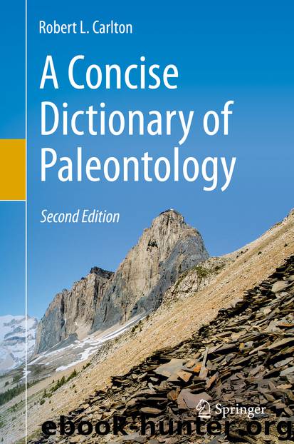 A Concise Dictionary of Paleontology by Robert L. Carlton