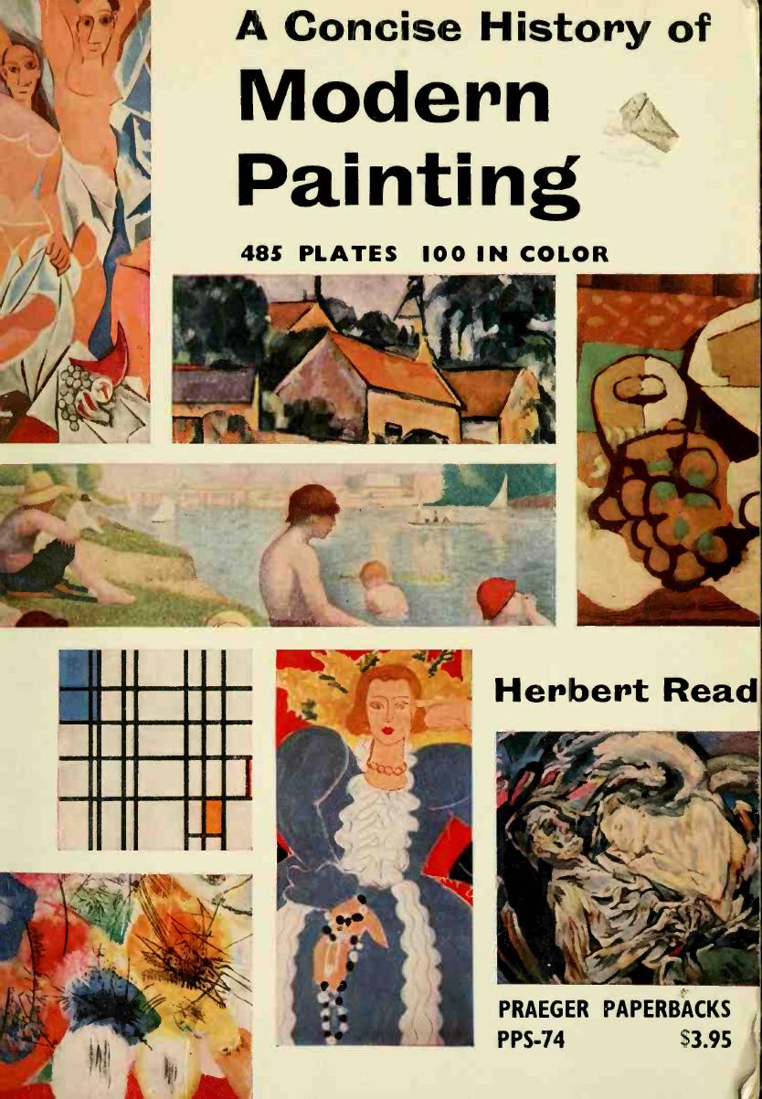 A Concise History of Modern Painting by Front Cover Herbert Read Caroline Tisdall William Feaver