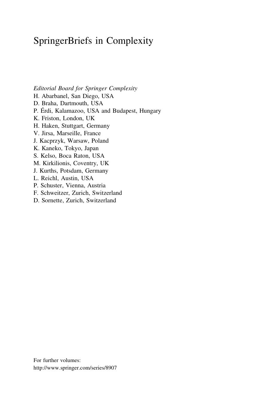 A Concise Introduction to the Statistical Physics of Complex Systems by Eric Bertin (auth.)