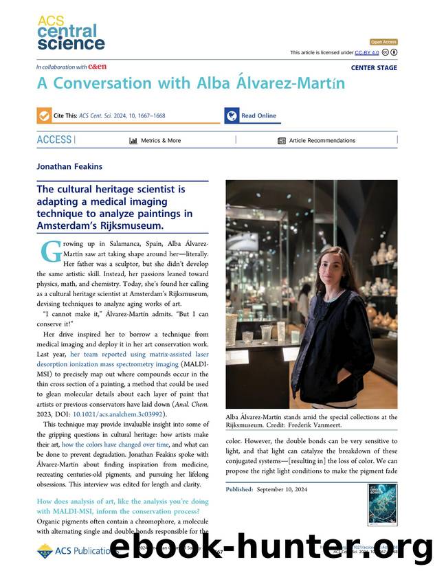 A Conversation with Alba AÌlvarez-MartiÌn by Jonathan Feakins