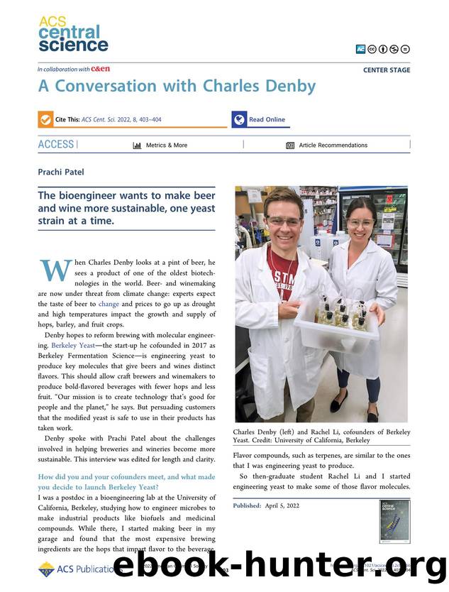 A Conversation with Charles Denby by Prachi Patel