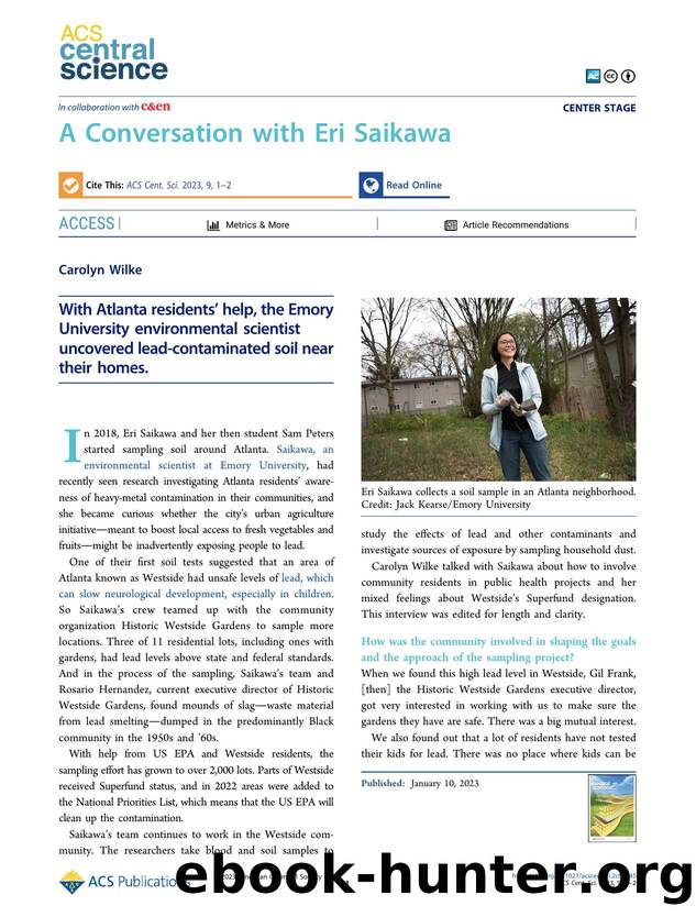 A Conversation with Eri Saikawa by Carolyn Wilke
