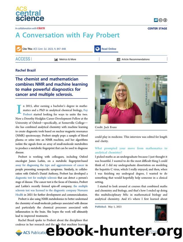 A Conversation with Fay Probert by Rachel Brazil