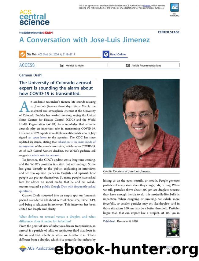 A Conversation with Jose-Luis Jimenez by Carmen Drahl