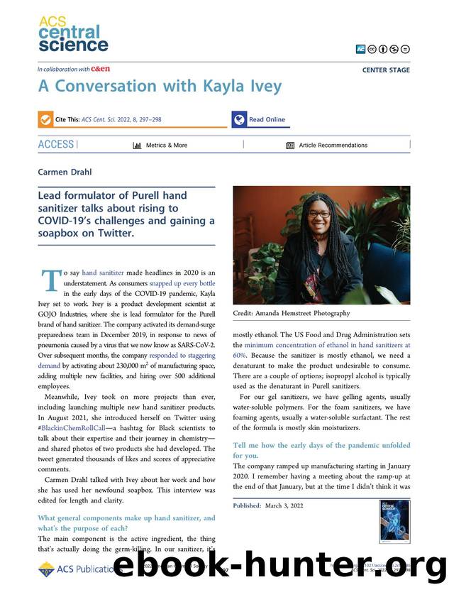A Conversation with Kayla Ivey by Carmen Drahl